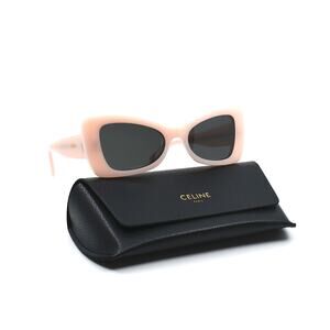 NEW CELINE PARIS CL40236I 72A PINK OPAL GREY AUTHENTIC SUNGLASSES